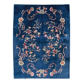 Galerie Shabab Collection Mid-20th Century Chinese Art Deco Room Size Carpet For Sale
