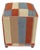 Modern Handmade Kilim Upholstered Ottoman For Sale