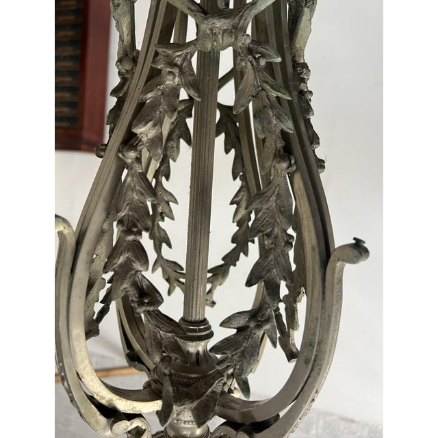 19th Century Napoleon III Bronze and Alabaster Chandelier with Eight Lights For Sale - Image 16 of 18
