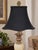 Late 20th Century Late 20th Century Cream Neoclassical Urn Table Lamps With Black Square Bell Shades - Pair For Sale - Image 5 of 10