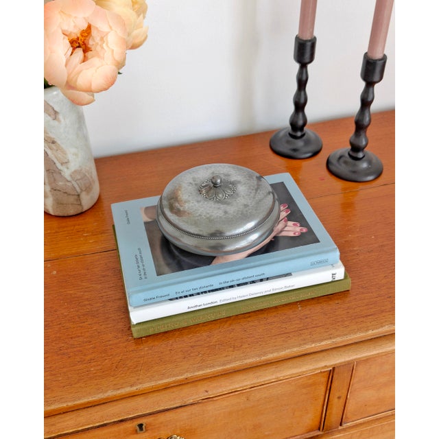 1930s Pewter Lidded Trinket Box by Just Andersen, 1930s For Sale - Image 5 of 13