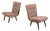 Swedish Modern, Slipper Chairs, Birch, Fabric, Sweden, 1940s For Sale