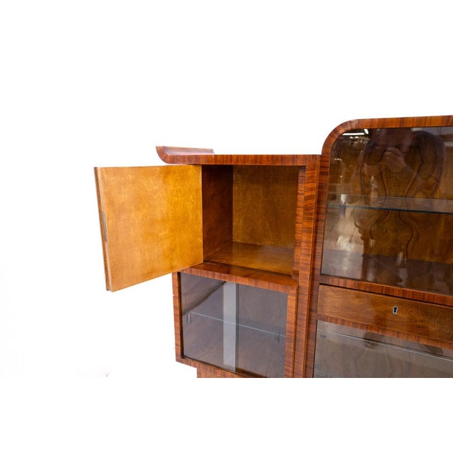 Art Deco Display Cabinet, Poland, 1930s For Sale - Image 9 of 15