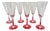 Vintage Dom Perignon Model Champagne Flutes from Baccarat, 1970s, Set of 6 For Sale