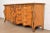 French Provincial Romweber French Rococo Louis XV Carved Satinwood Long Dresser or Credenza For Sale - Image 3 of 13