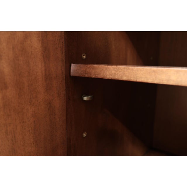 Flame Mahogany Regency Style Buffet, Federal-Style Side Cabinet With Four Doors by Jonathan Charles 494842-Mah For Sale - Image 11 of 17