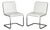 Brueton Chrome Cantilevered Chairs, Pair For Sale