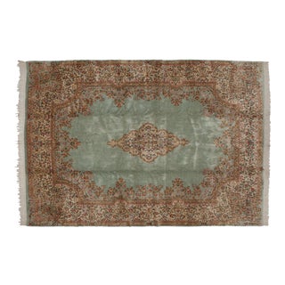 Vintage Kerman Rug - 9'9" X 13'5" For Sale