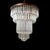 Vintage murano chandelier, venini style, 1970s. Beautiful, textured chandelier featuring handmade murano crystal prisms....