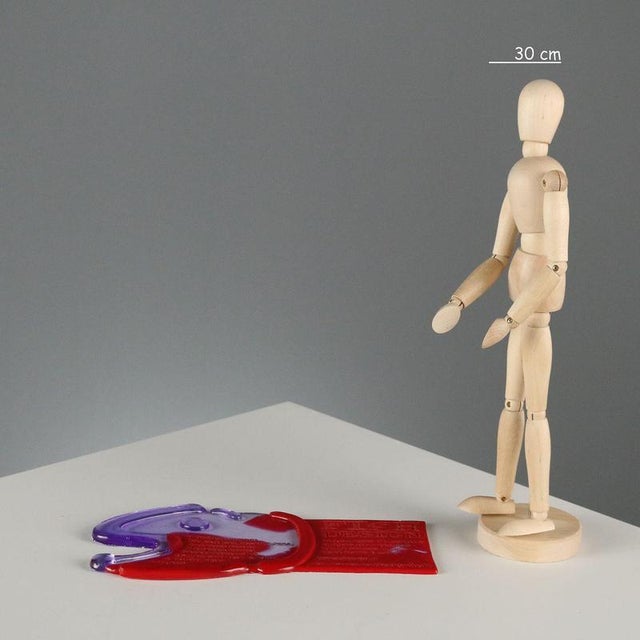 A fish-shaped invitation card printed in polyurethane resin. This rare item was produced in a limited edition as an...