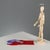 A fish-shaped invitation card printed in polyurethane resin. This rare item was produced in a limited edition as an...
