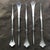 Mid 19th Century Vintage Rogers & Bro Beaux Art Silver Plate Lobster and Shellfish Picks. - Set of 5 For Sale - Image 5 of 9