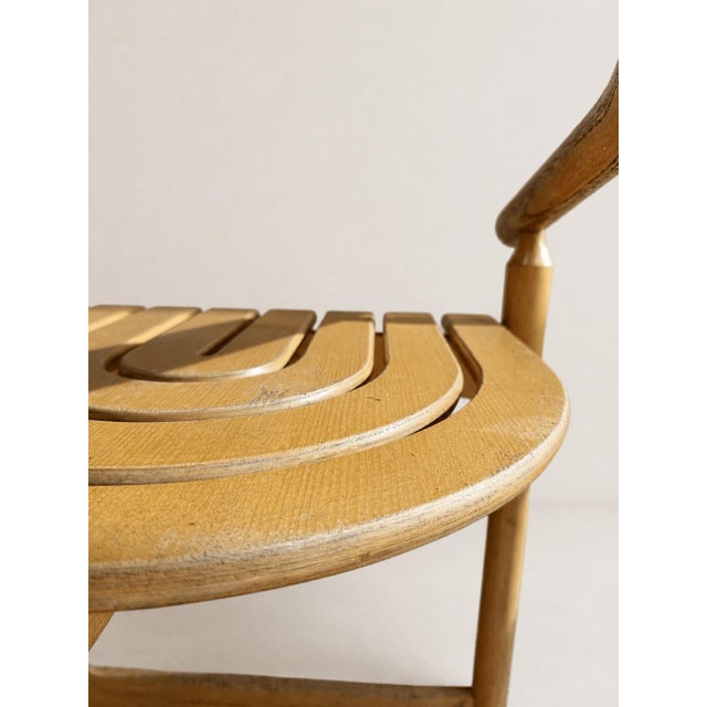 Postmodern Oak Bar Stools by Allmilmö, 1980s, Set of 4 For Sale - Image 6 of 14