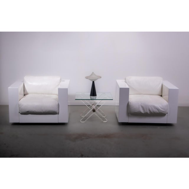 Saratoga Armhairs by Lella and Massimo Vignelli for Poltronova, 1990, Set of 2 For Sale - Image 18 of 18
