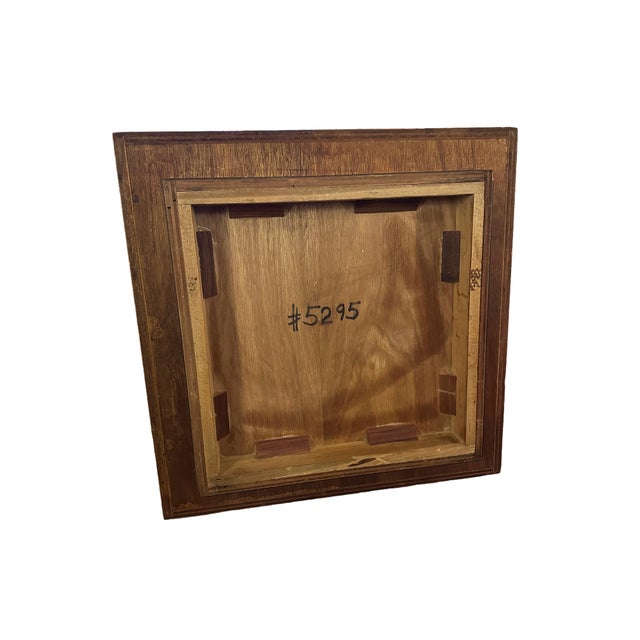 1960s Solid Walnut Floating Cube Table in the Manner of Adrian Pearsall For Sale - Image 9 of 9