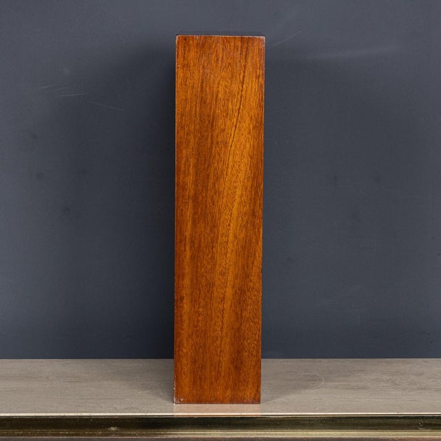 Vintage Striped Wood Perpetual Desk / Wall Calendar, 1970s For Sale - Image 17 of 18