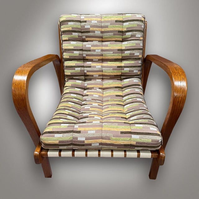 Set of Armchairs by Kropáček and Koželka for Interior Prague, 1950s For Sale - Image 4 of 10