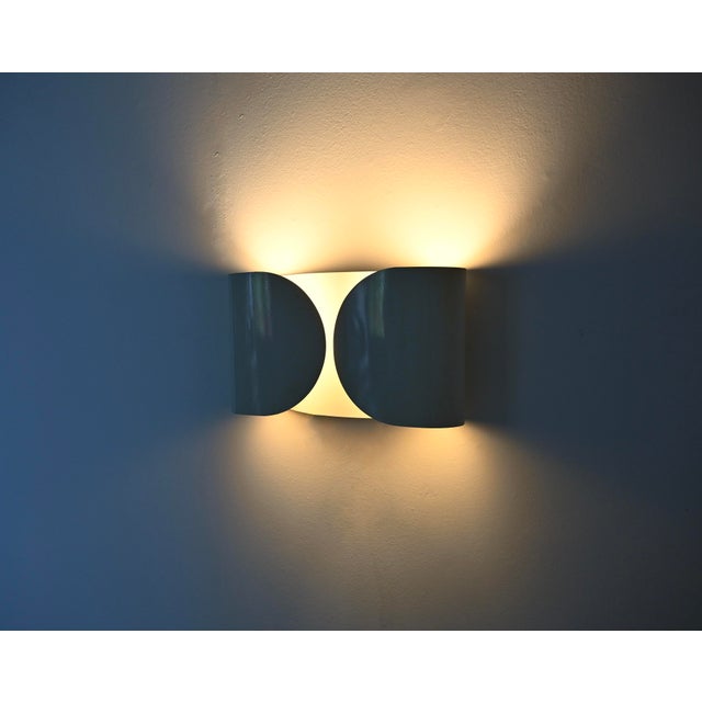 White Foglio Wall Lamp by Tobia & Afra Scarpa for Flos, 1960s For Sale - Image 6 of 10