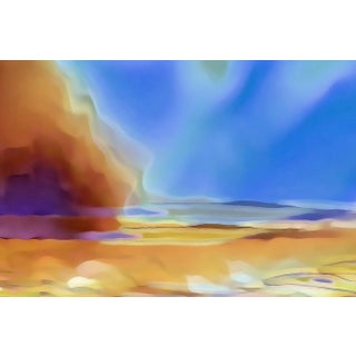 "Arizona Desert Storm" Contemporary Abstract Landscape Photograph Print For Sale