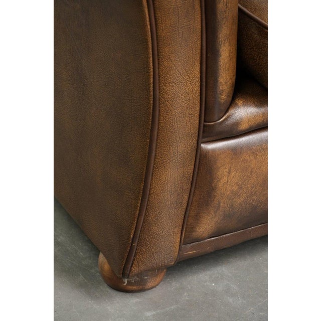 English Cowhide Chesterfield 2-Seater Sofa For Sale - Image 12 of 14