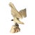 1970s Brass American Bald Eagle Sculpture on Rock For Sale