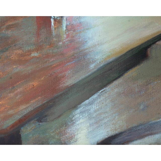 1989 “Table” Oil on Canvas Painting Elzbieta Sikorska For Sale In Indianapolis - Image 6 of 9