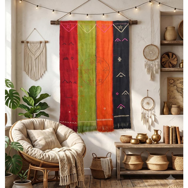 Woven in the Konya region of Central Anatolia during the 1920s, this remarkable flatweave textile beautifully bridges...