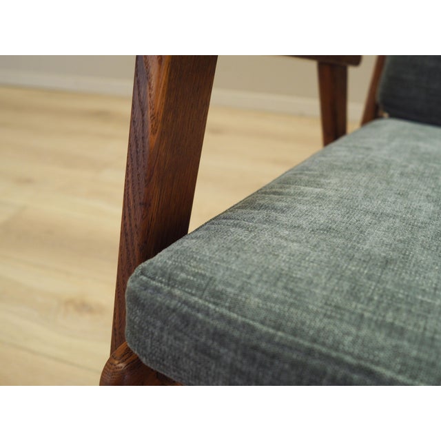 Danish Oak Armchair, 1970s For Sale - Image 16 of 17