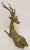 Vintage Sarreid Brass Deer Figurine Reclining With Brass Details For Sale In Miami - Image 6 of 12