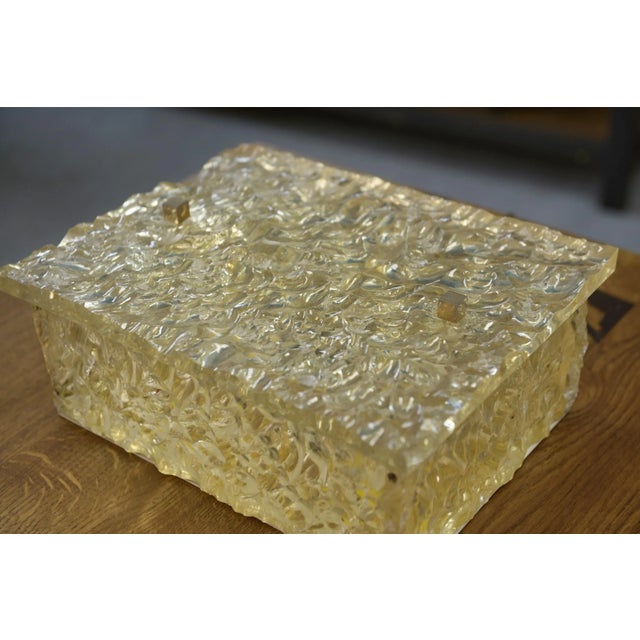 Mid-Century Modern Resin Wall Light by Pierre Disderot for Dallux, 1960s For Sale - Image 3 of 14