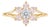 Rose Quartz Gemstone Ring | Delicate Flower Style Ring | Pink Gemstone Ring Us (All Sizes Available) For Sale