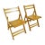 Antique India Yellow Rustic Folding Chair For Sale In Los Angeles - Image 6 of 10