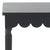 Spritely Home Heaven Scalloped Accent Table in Matte Black For Sale - Image 4 of 8