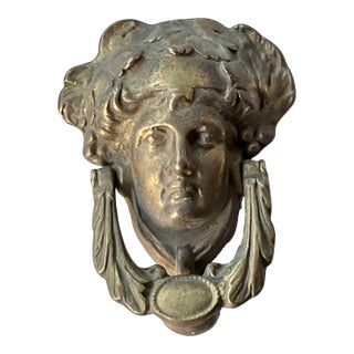 Vintage Classic Medusa Door Knocker For Sale