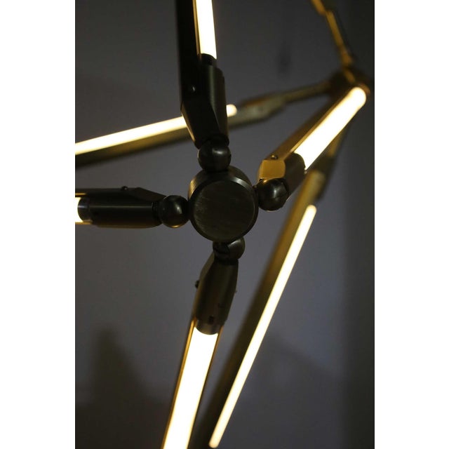 Metal Bec Brittain's Shy 17 Chandelier For Sale - Image 7 of 8