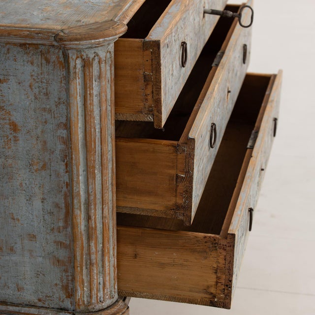 18th C. Swedish Gustavian Commode in Original Paint, Georg Haupt, Attributed For Sale - Image 12 of 18