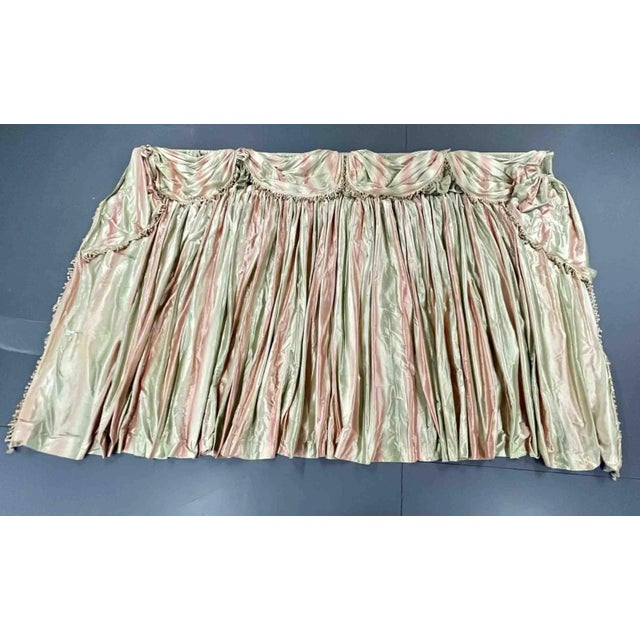 Textile Scalamandre Window Treatments, Curtains, Drapery Rainbow Stripe, Fringed, Lined For Sale - Image 7 of 13