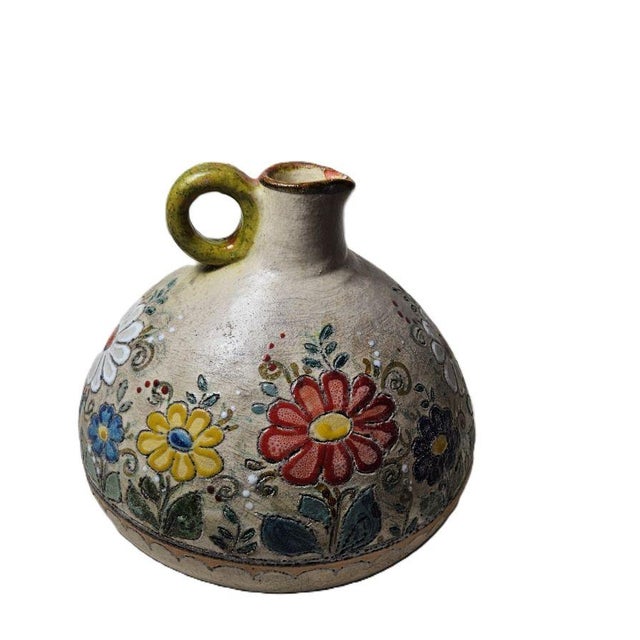 Ceramic Large Italian Ceramic Jug by Gino Vitali, 1960 For Sale - Image 7 of 8