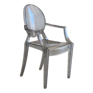 Vintage Acrylic Louis Ghost Chair by Philippe Starcke for Kartell For Sale