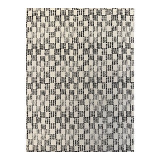 Beck Black/Oyster - Caroline Cecil Textiles 3 Yards Linen Cotton Blend Fabric For Sale