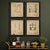 Set of 4 Vintage-Style Wine Patent Reproduction Prints in Dark Wood Frames – Industrial Bar Decor For Sale In Houston - Image 6 of 8