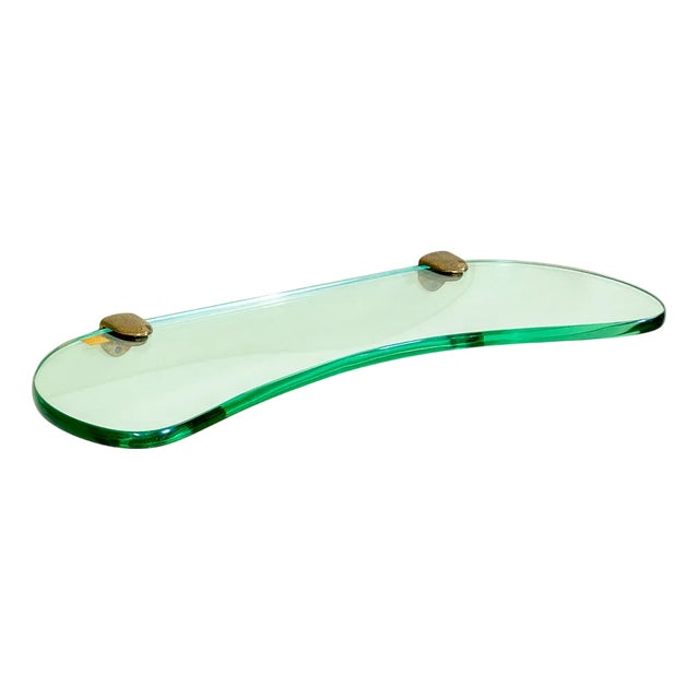 Hanging Glass Shelf from Cristal Art, 1950s For Sale