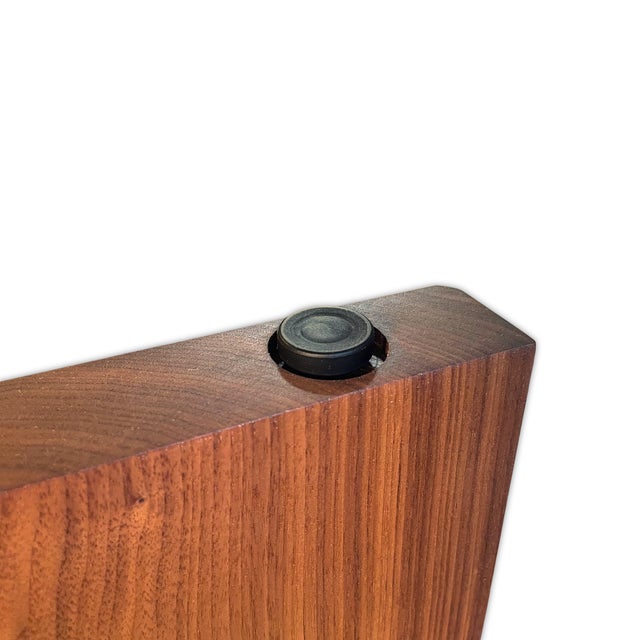 Handmade Modern Walnut Side Table For Sale - Image 10 of 12