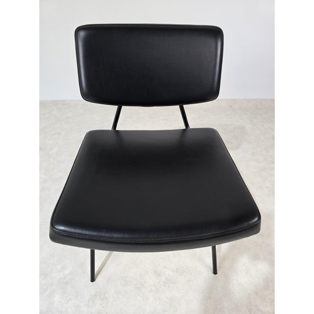 Black Compass Chair by Pierre Guariche for Minvielle, 1960s For Sale - Image 8 of 11