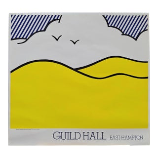 Roy Lichtenstein Hamptons Poster Guild Hall 1970's For Sale