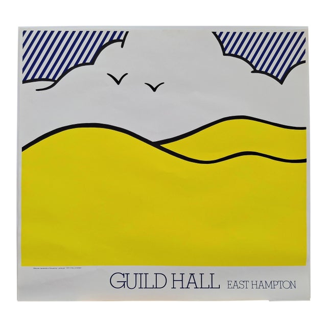 Roy Lichtenstein Hamptons Screen Print Poster Guild Hall For Sale