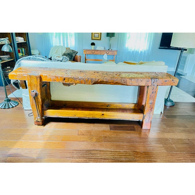 Wood 19th Century French Console, Sofa Table, Statement Piece For Sale - Image 7 of 16