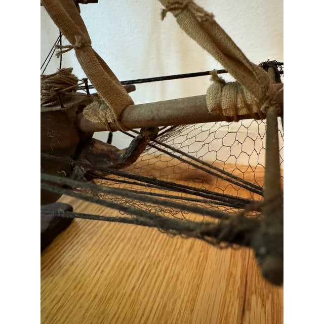 Wood Circa 1950s Spanish Fragata Espanola 1780 Model Ship For Sale - Image 7 of 10