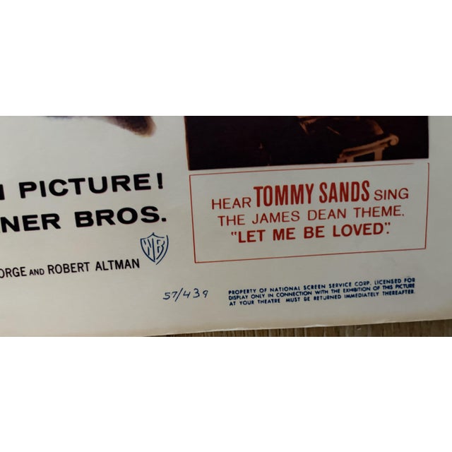 1950s James Dean Original Movie Poster Insert "The James Dean Story" Porsche For Sale - Image 4 of 4