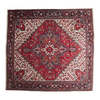 Vintage Mehrivan Square Carpet - 11'3" x 11'10" For Sale